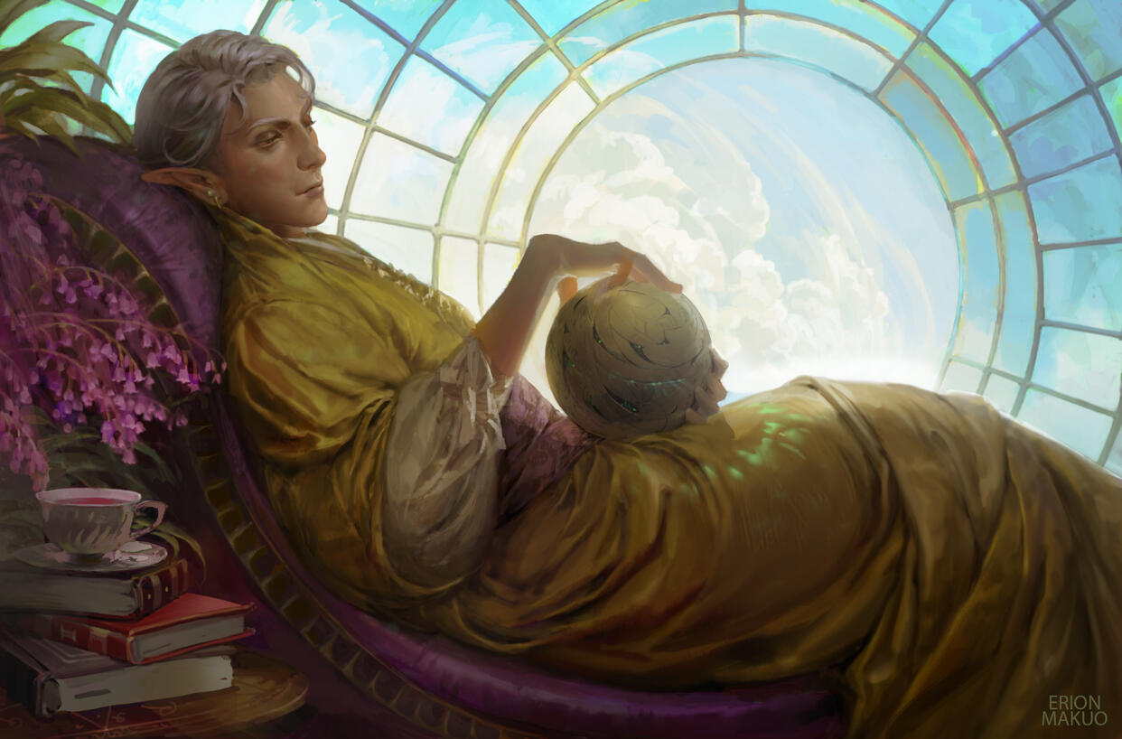 YUSSA. Fanart of a Critical Role character