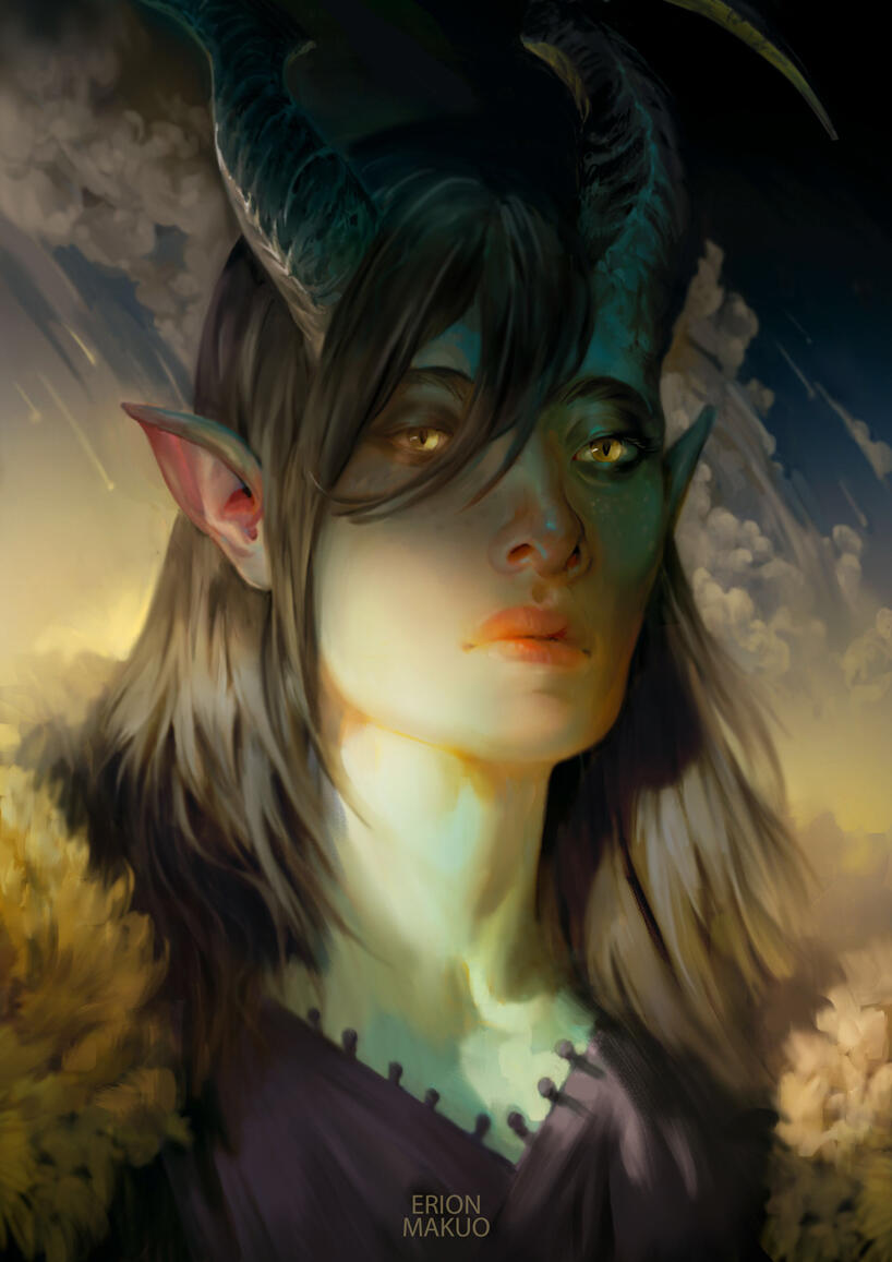 OPHION. Private portrait commission