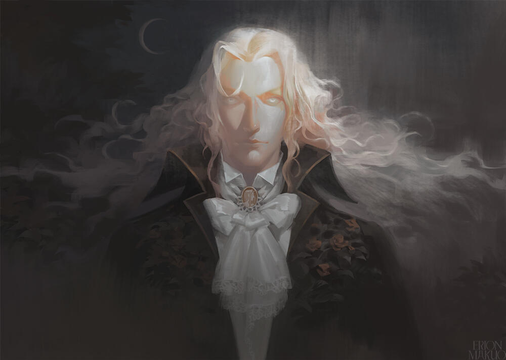 ALUCARD. Fanart of Castlevania character